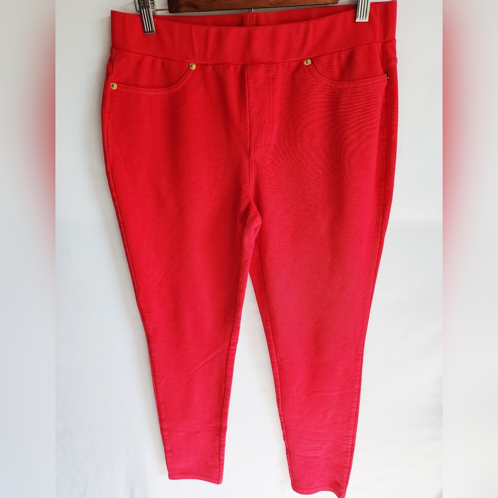 MICHAEL KORS RED‎ SKINNY PANT SIZE LARGE VGUC